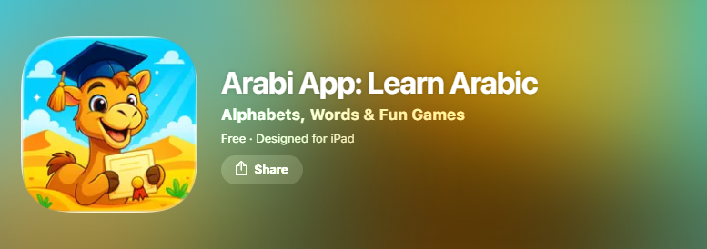 The Best Arabic Learning App For Kids