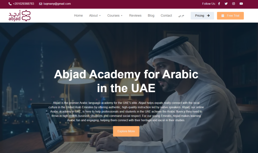 Learn Arabic For Kids Online Free In The UAE